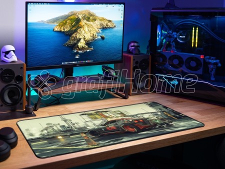 Spor Araba Futuristik Gaming Mousepad Küçük 1